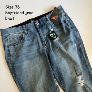 Size 36 Lularoe Boyfriend jeans, blue, distressed (173)